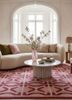 alhambra red and orange wool flat weavesRug - Rander alhambra red and orange wool flat weavesRug - Rander