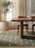 indusbar green wool and viscose flat weavesRug - Rander indusbar green wool and viscose flat weavesRug - Rander