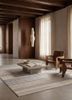 indusbar ivory wool flat weavesRug - Rander