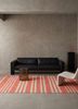 indusbar red and orange wool flat weavesRug - Rander indusbar red and orange wool flat weavesRug - Rander