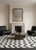 indusbar grey and black wool flat weavesRug - Rander indusbar grey and black wool flat weavesRug - Rander