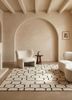 indusbar ivory wool flat weavesRug - Rander indusbar ivory wool flat weavesRug - Rander