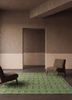 indusbar green wool flat weavesRug - Rander indusbar green wool flat weavesRug - Rander