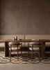indusbar beige and brown wool flat weavesRug - Rander indusbar beige and brown wool flat weavesRug - Rander