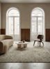 pathways beige and brown wool hand tuftedRug - Rander
