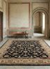 kasbah grey and black wool and viscose hand tuftedRug - Rander