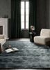 cera blue viscose hand tuftedRug - Rander