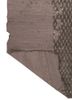 edge and essence grey and black wool and bamboo silk hand knotted Rug - Backing Shot edge and essence grey and black wool and bamboo silk hand knotted Rug - Backing Shot