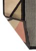 box ivory wool hand knotted Rug - Backing Shot