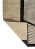 box grey and black wool hand knotted Rug - Backing Shot box grey and black wool hand knotted Rug - Backing Shot
