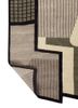 box green wool hand knotted Rug - Backing Shot box green wool hand knotted Rug - Backing Shot