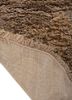 aprezo beige and brown acrylic hand knotted Rug - Backing Shot