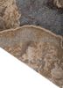 aprezo blue wool and silk hand knotted Rug - Backing Shot aprezo blue wool and silk hand knotted Rug - Backing Shot