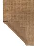 saga beige and brown wool hand loom Rug - Backing Shot saga beige and brown wool hand loom Rug - Backing Shot