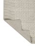 saga ivory wool hand loom Rug - Backing Shot