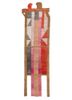 exposed spine pink and purple wool and bamboo silk hand knotted WALL ART & TAPESTRY - Backing Shot exposed spine pink and purple wool and bamboo silk hand knotted WALL ART & TAPESTRY - Backing Shot