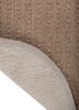pathways beige and brown wool hand tufted Rug - Backing Shot