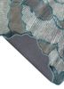 aurelia blue wool and viscose hand tufted Rug - Backing Shot aurelia blue wool and viscose hand tufted Rug - Backing Shot