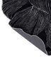 infini grey and black wool and viscose hand tufted Rug - Backing Shot infini grey and black wool and viscose hand tufted Rug - Backing Shot