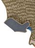 wild wanderlust green wool and viscose hand tufted Rug - Backing Shot wild wanderlust green wool and viscose hand tufted Rug - Backing Shot