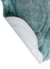 adrift blue wool and viscose hand tufted Rug - Backing Shot adrift blue wool and viscose hand tufted Rug - Backing Shot