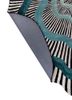 adrift grey and black wool and viscose hand tufted Rug - Backing Shot