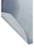 chroma blue wool hand tufted Rug - Backing Shot chroma blue wool hand tufted Rug - Backing Shot