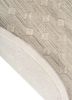 pathways beige and brown wool hand tufted Rug - Backing Shot