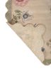 jardins du monde ivory wool hand tufted Rug - Backing Shot jardins du monde ivory wool hand tufted Rug - Backing Shot