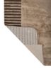 come around beige and brown wool and viscose hand tufted Rug - Backing Shot come around beige and brown wool and viscose hand tufted Rug - Backing Shot