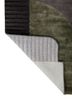 come around green wool and viscose hand tufted Rug - Backing Shot come around green wool and viscose hand tufted Rug - Backing Shot