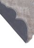 infini grey and black viscose hand tufted Rug - Backing Shot infini grey and black viscose hand tufted Rug - Backing Shot