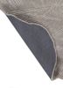 infini grey and black viscose hand tufted Rug - Backing Shot infini grey and black viscose hand tufted Rug - Backing Shot