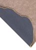 infini beige and brown viscose hand tufted Rug - Backing Shot infini beige and brown viscose hand tufted Rug - Backing Shot