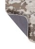 white noise ivory wool and viscose hand tufted Rug - Backing Shot