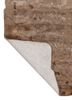 genesis beige and brown wool and viscose hand tufted Rug - Backing Shot