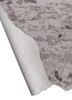 genesis grey and black wool and viscose hand tufted Rug - Backing Shot genesis grey and black wool and viscose hand tufted Rug - Backing Shot