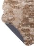 genesis beige and brown wool and viscose hand tufted Rug - Backing Shot genesis beige and brown wool and viscose hand tufted Rug - Backing Shot