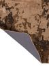 genesis beige and brown wool and viscose hand tufted Rug - Backing Shot