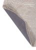 infini grey and black wool and viscose hand tufted Rug - Backing Shot