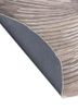 infini grey and black wool and viscose hand tufted Rug - Backing Shot infini grey and black wool and viscose hand tufted Rug - Backing Shot