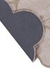 aurelia ivory wool and viscose hand tufted Rug - Backing Shot