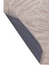 infini ivory wool and viscose hand tufted Rug - Backing Shot infini ivory wool and viscose hand tufted Rug - Backing Shot