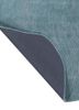 infini blue wool and viscose hand tufted Rug - Backing Shot infini blue wool and viscose hand tufted Rug - Backing Shot