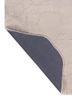 pathways ivory wool and viscose hand tufted Rug - Backing Shot pathways ivory wool and viscose hand tufted Rug - Backing Shot