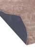 aurelia beige and brown wool and viscose hand tufted Rug - Backing Shot aurelia beige and brown wool and viscose hand tufted Rug - Backing Shot