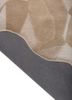 pathways ivory wool and viscose hand tufted Rug - Backing Shot pathways ivory wool and viscose hand tufted Rug - Backing Shot