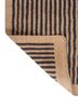 al fresco grey and black polyester flat weaves Rug - Backing Shot al fresco grey and black polyester flat weaves Rug - Backing Shot