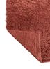 basis red and orange polyester hand loom Rug - Backing Shot basis red and orange polyester hand loom Rug - Backing Shot