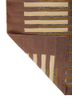 indusbar red and orange wool flat weaves Rug - Backing Shot indusbar red and orange wool flat weaves Rug - Backing Shot
